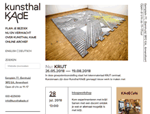 Tablet Screenshot of kunsthalkade.nl